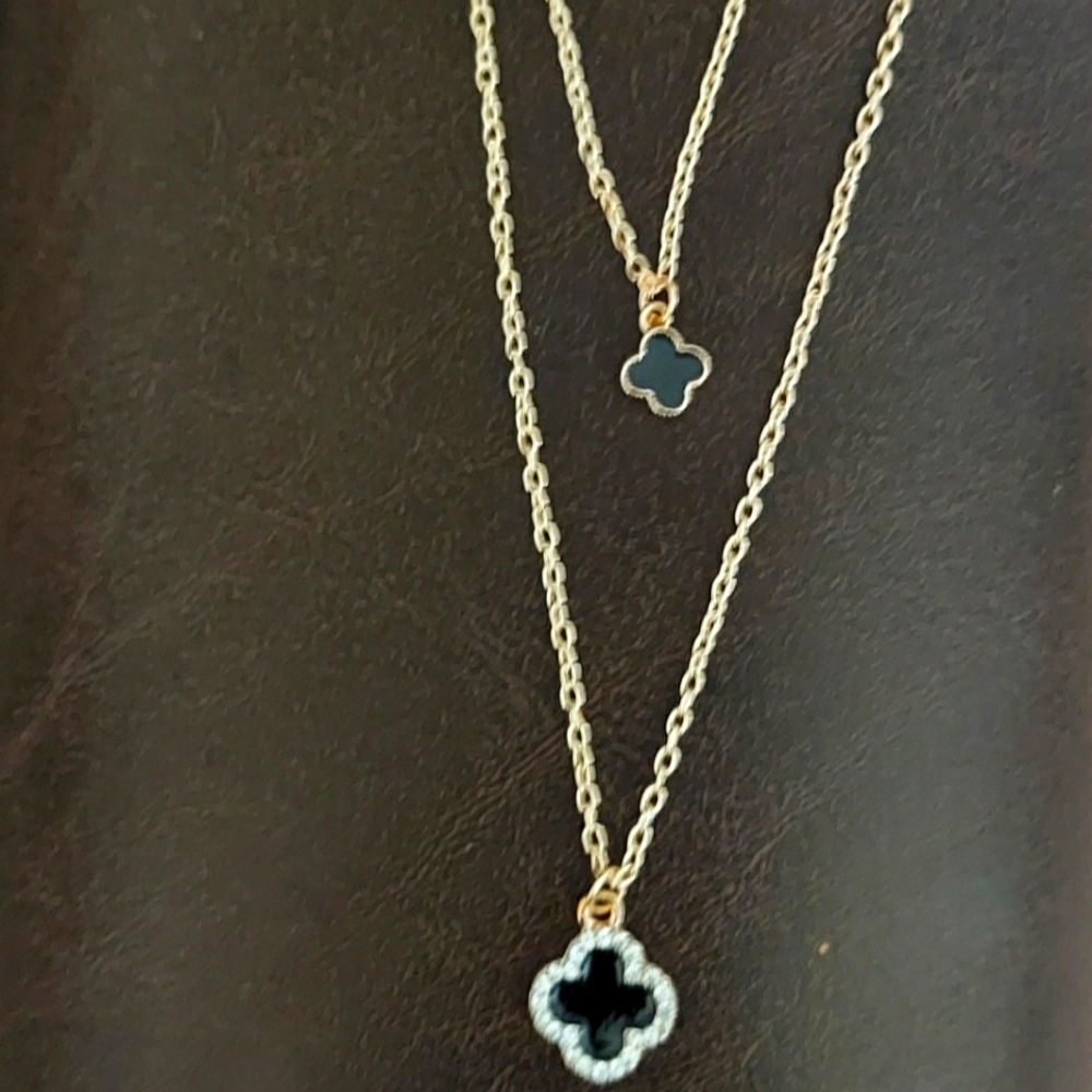 Layered Van Cleef necklace